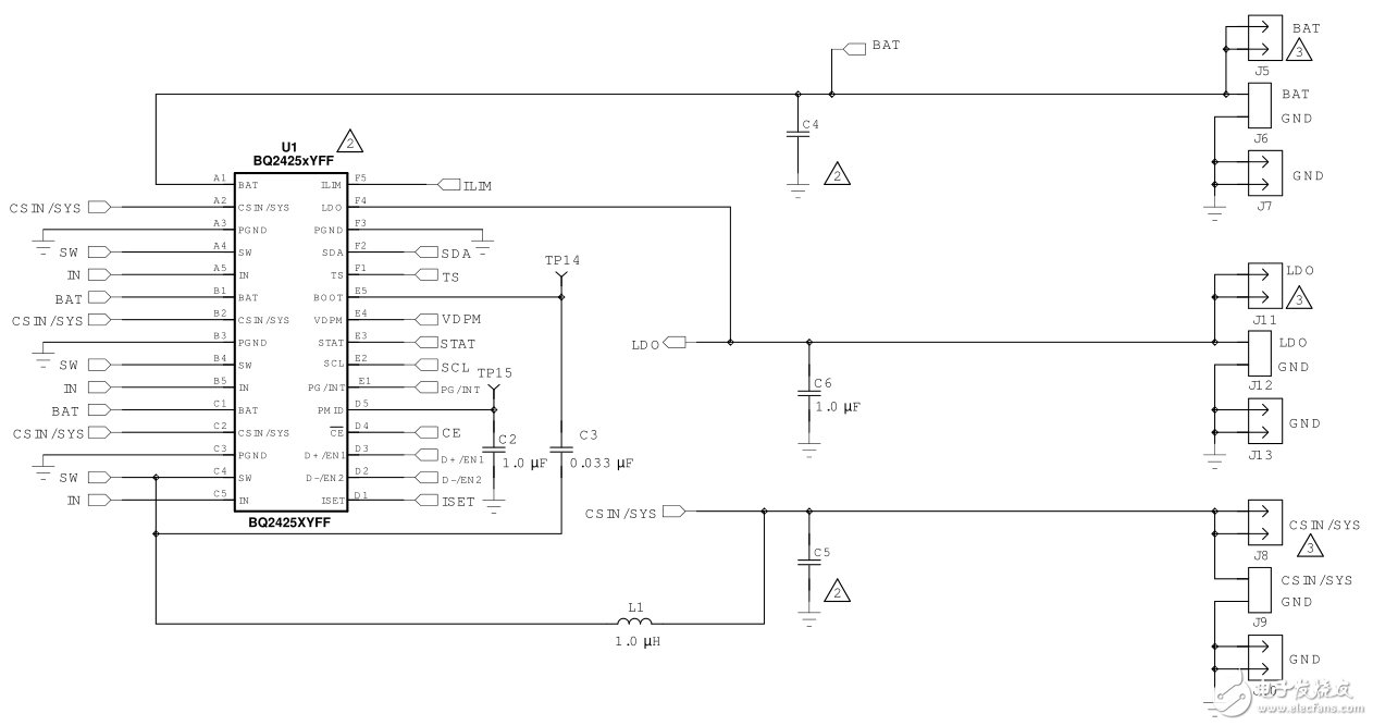 高度集成單節(jié)鋰離子電池充電器設(shè)計電路圖