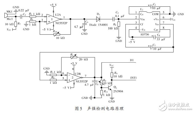 聲強(qiáng)檢測(cè)電路原理