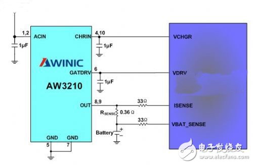 AW3210支持展訊智能手機平臺充電方案