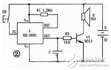 電子爆竹電路設計原理圖