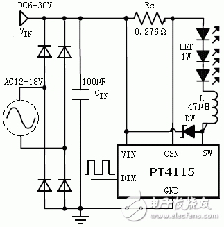 高效率高精度LED控制驅動電路設計圖