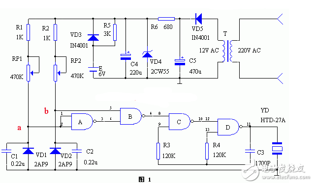 超溫及降溫報警器電路設(shè)計