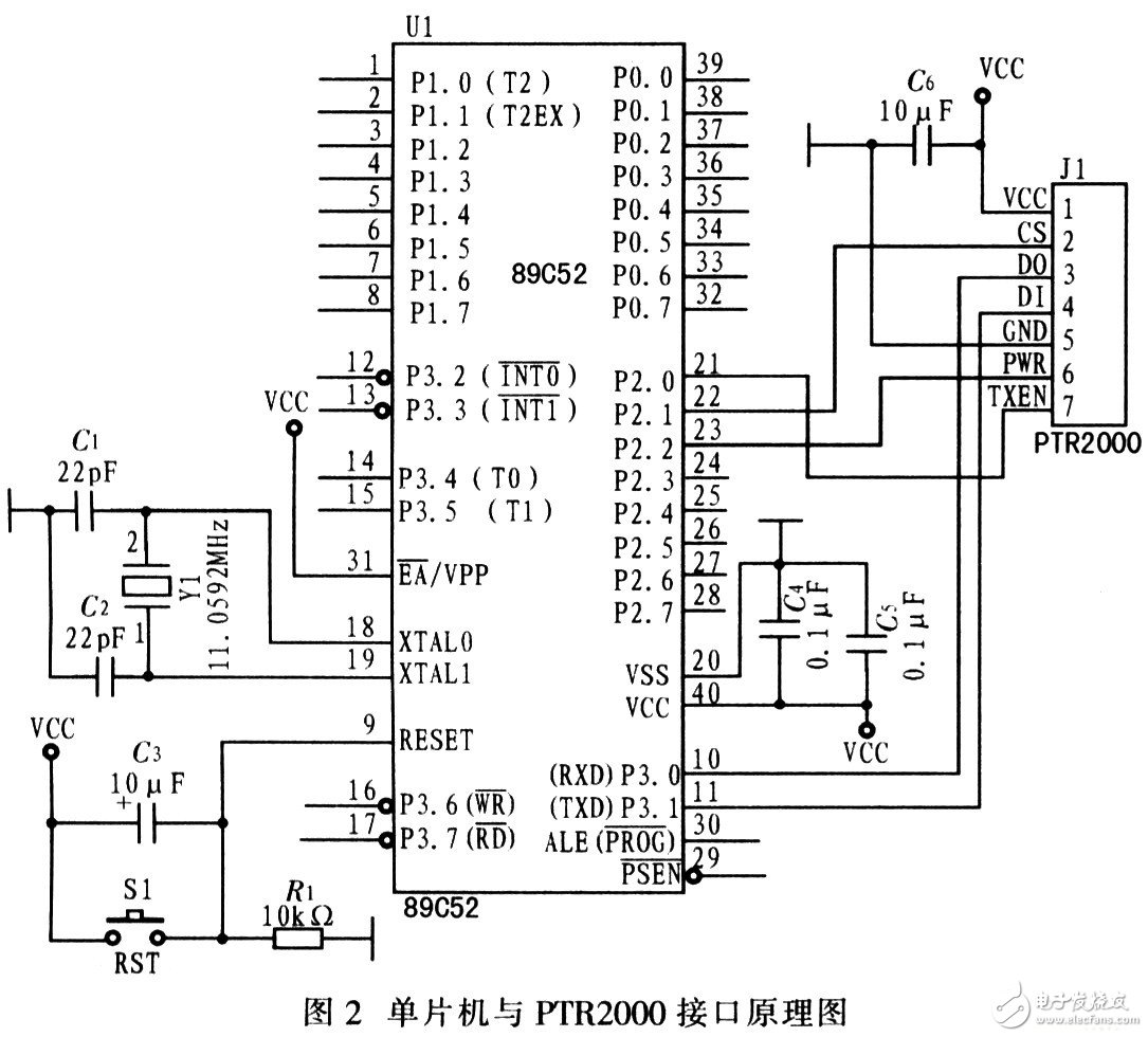 基于AT89C52單片機近距離無線通信系統(tǒng)電路設(shè)計 