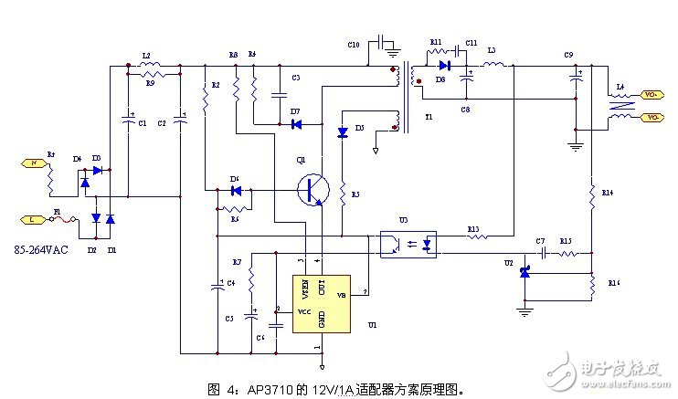 高性價比的電源適配器應用電路設計