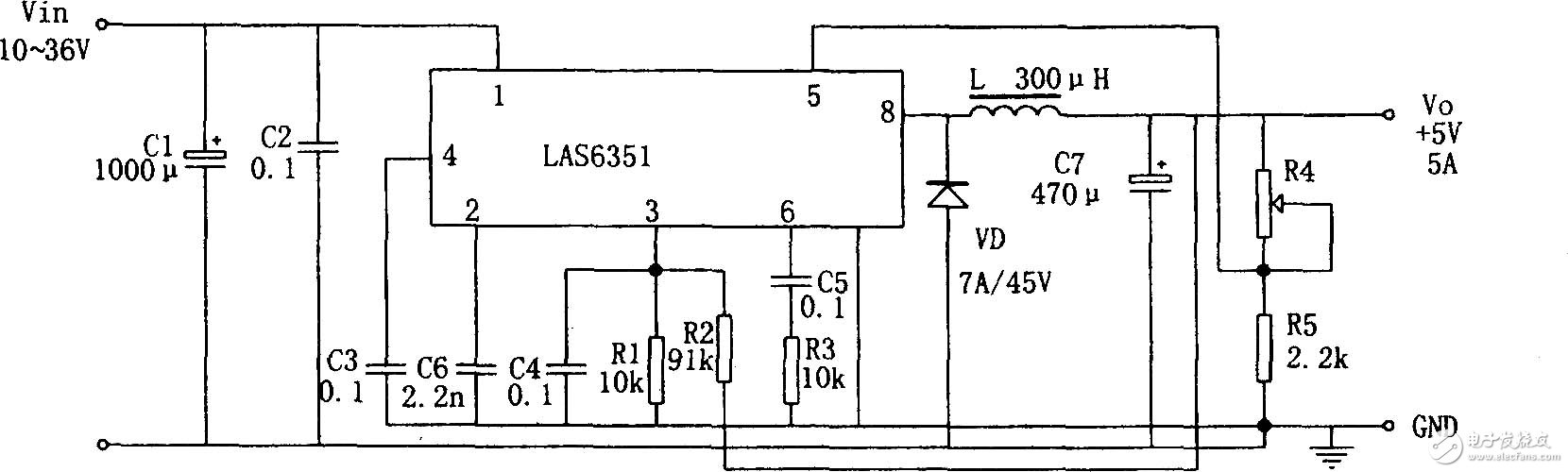 多種開關穩壓電源電路圖設計