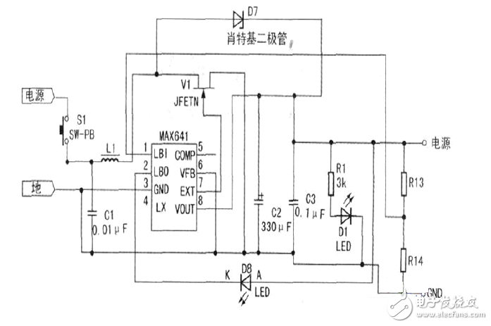 激光檢測指示裝置系統電路設計