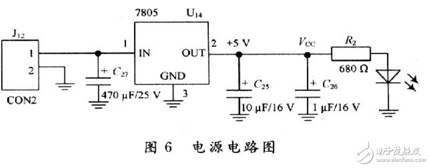 溫度檢測系統(tǒng)電源與看門狗硬件電路設計