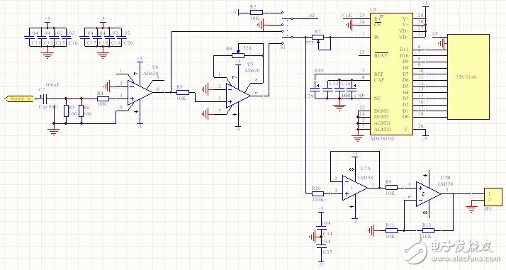 音頻信號分析儀系統電路設計