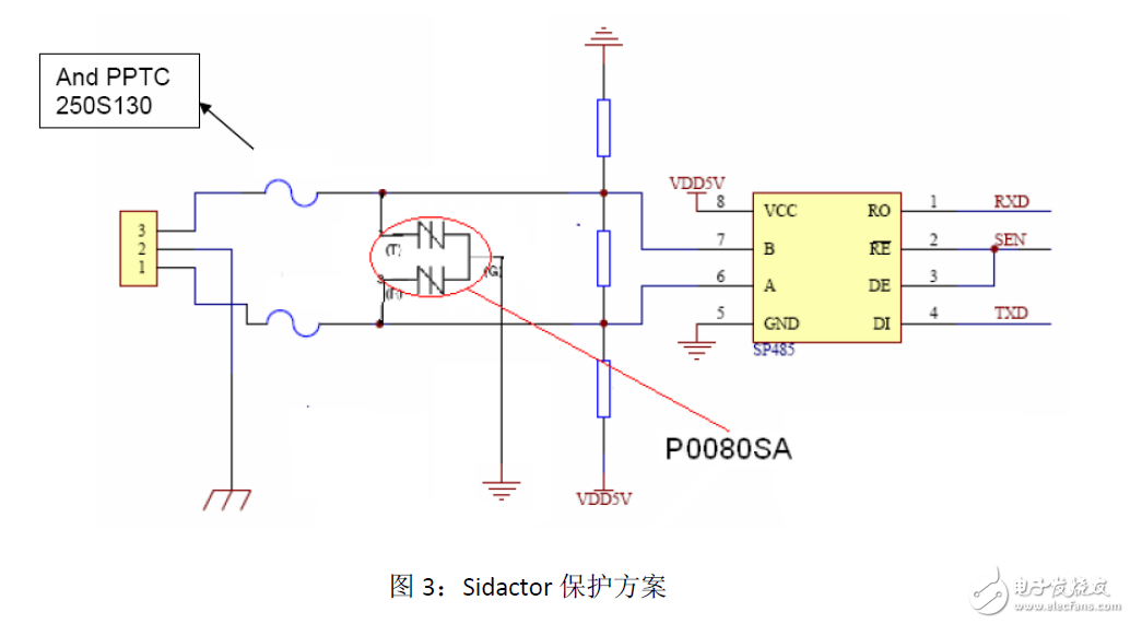 RS-485在多功能電能表中的防雷電路設計