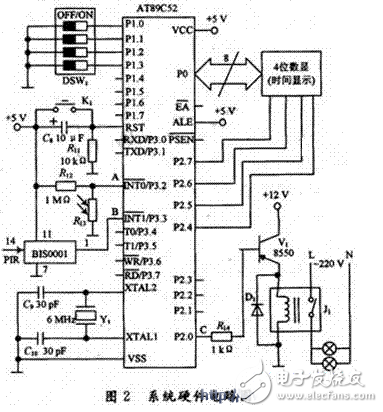 采用單片機(jī)智能照明控制系統(tǒng)電路設(shè)計(jì)