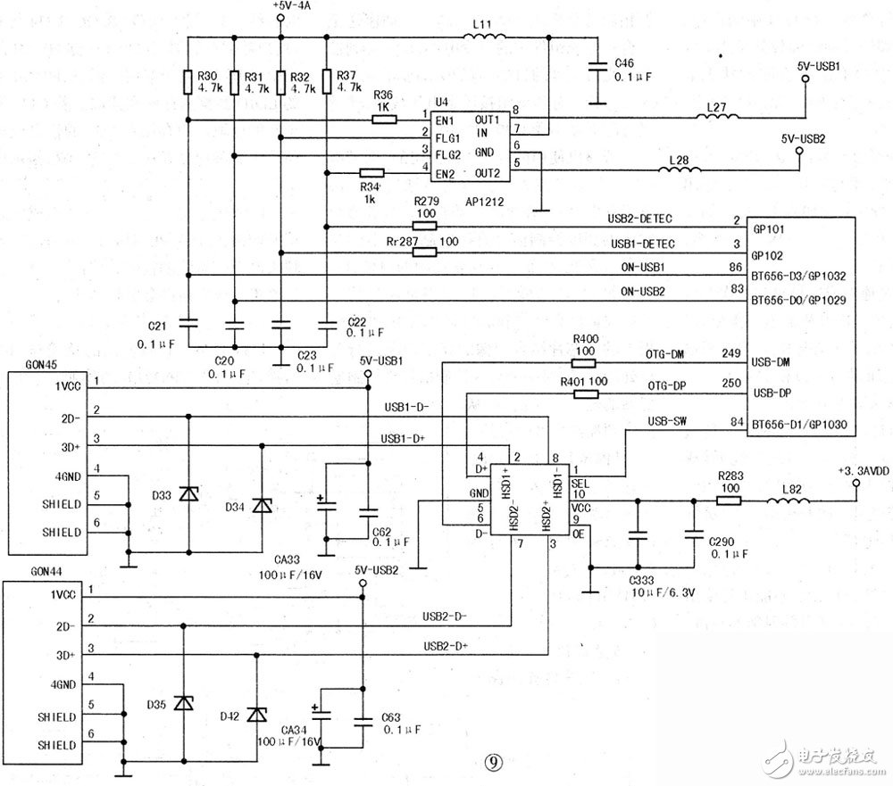 液晶信號板電路設計與原理詳解TOP9 —電路圖天天讀（113）