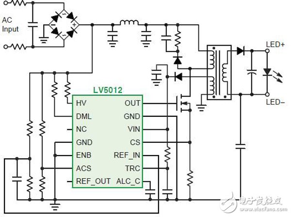 照明AC-DC LED驅動電源電路精析 —電路圖天天讀（129）