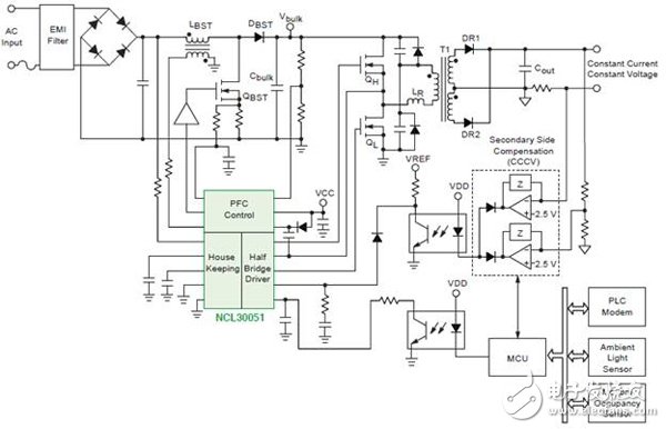 照明AC-DC LED驅動電源電路精析 —電路圖天天讀（129）