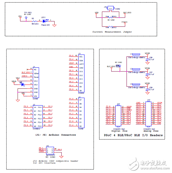 Cypress PSoC藍(lán)牙低功耗開(kāi)發(fā)方案與電路圖詳解