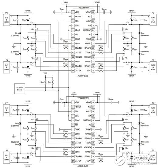 以太網供電設備控制電路設計詳解 —電路圖天天讀（154）