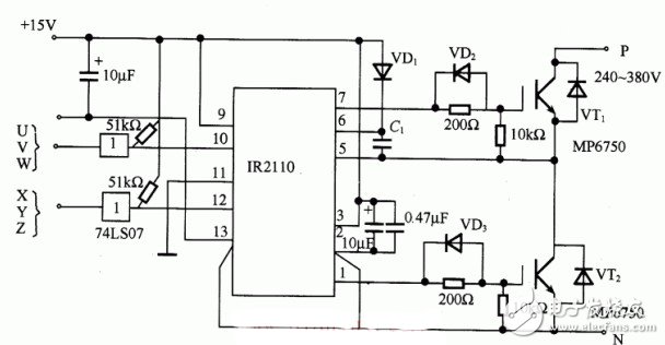 IGBT應用電子電路設計圖集錦 —電路圖天天讀（189）