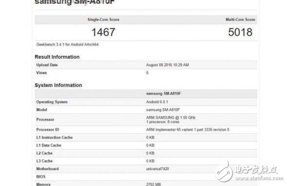 外觀性能均比A7還好 三星Galaxy A8渲染圖曝光