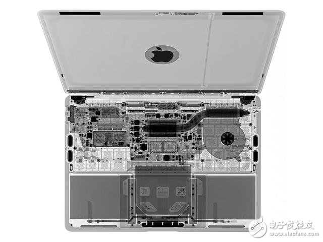 蘋果新Macbook Pro13寸拆解：集成度創新高度 搭配史上最好音質