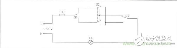 用三個(gè)開(kāi)關(guān)控制一盞燈電路