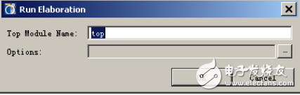 【Run Elaboration】對話框