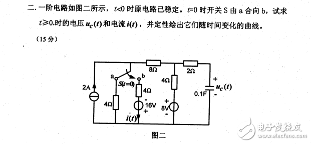 2008年南京理工大學電路考研試題