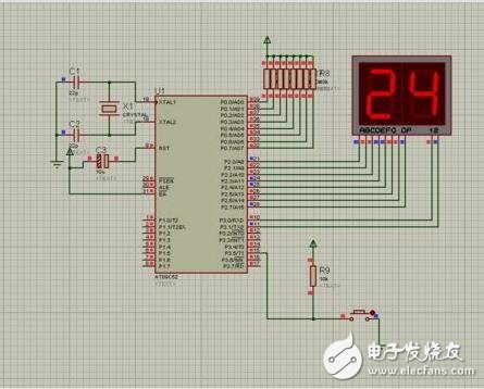 基于Protues的通路檢測器仿真電路