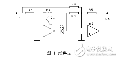 雖然這里的精密全波電路達(dá)十種，仔細(xì)分析，發(fā)現(xiàn)優(yōu)秀的并不多，確切的說(shuō)只有3種，就是前面的3種。