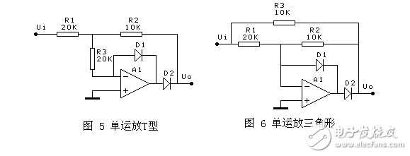 雖然這里的精密全波電路達(dá)十種，仔細(xì)分析，發(fā)現(xiàn)優(yōu)秀的并不多，確切的說(shuō)只有3種，就是前面的3種。