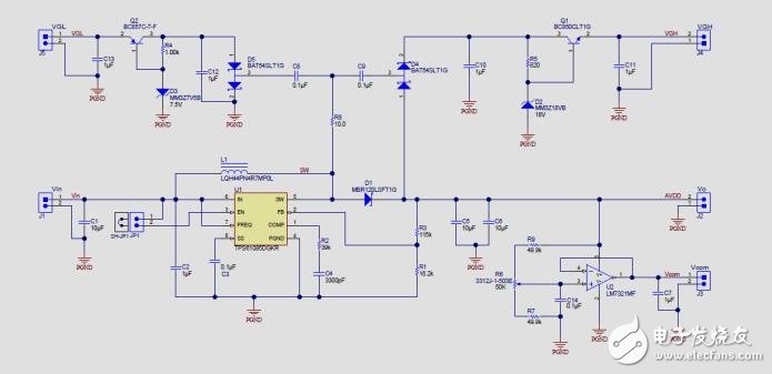 采用TPS61085的LCD偏置電源參考設(shè)計