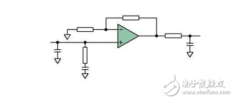 R2C2稱為反肩峰電路。當(dāng)仿真線向不匹配的負(fù)載放電會(huì)在脈沖的前沿引起顯著的肩峰。R2C2電路就是為了減小這種肩峰的，其電阻通常選擇和負(fù)載阻抗相等，而電容的大小可按電路時(shí)間常數(shù)與脈沖前沿時(shí)間大致相當(dāng)來(lái)確定。