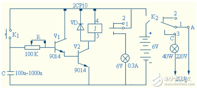 延時開關電路的制作和調試以及應用