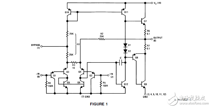 an-69/lm380音頻功率放大器