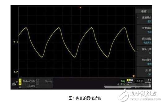 如何確認晶振是否起振，示波器測試晶振的方法