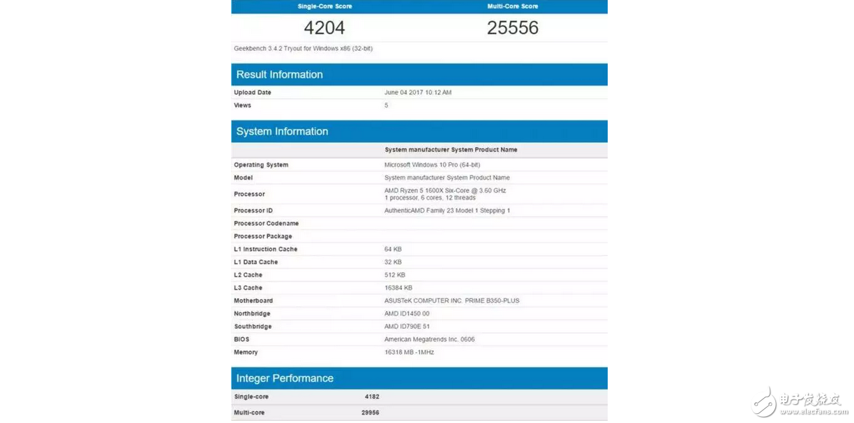 英特爾Skylake X處理器現(xiàn)身跑分庫：對比AMD Ryzen處理器結(jié)果有點(diǎn)