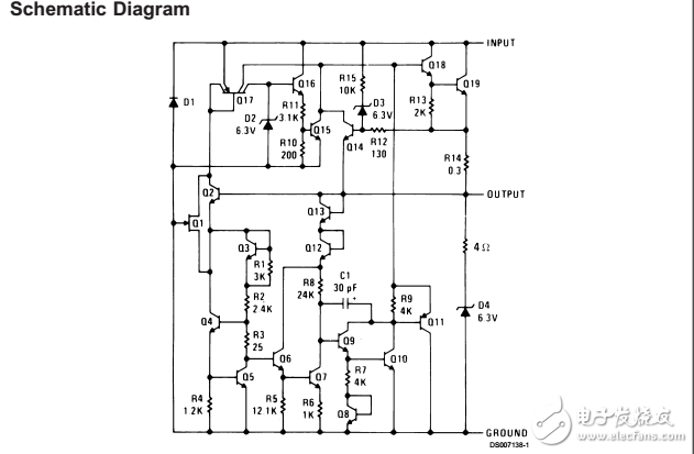 lm109/lm3095伏的電壓調節器