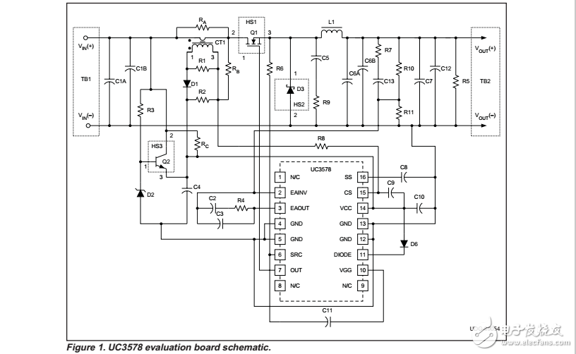 uc3578電信Buck變換器評估板