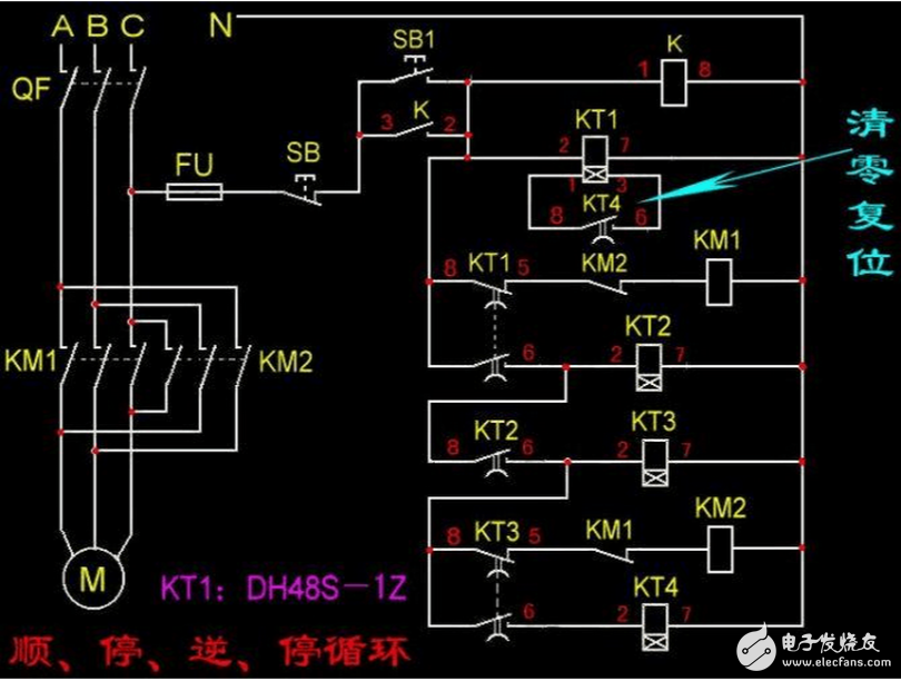 關于電機運行的幾個基本電路