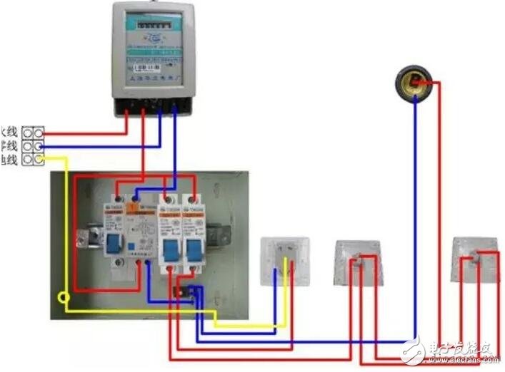 漏電保護器接線圖原理，漏電保護器接線方法，三相漏電斷路器接線方法詳解