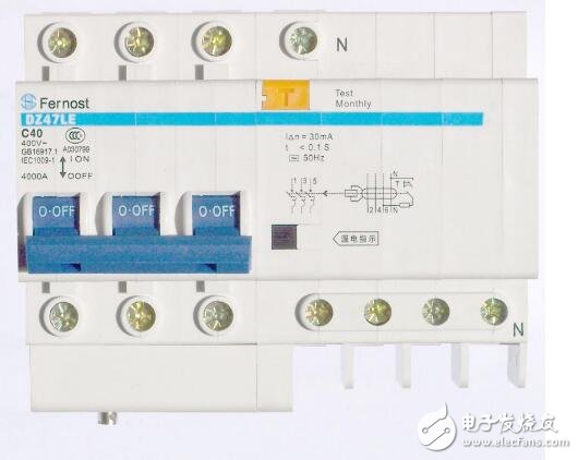 漏電保護器接線圖原理，漏電保護器接線方法，三相漏電斷路器接線方法詳解