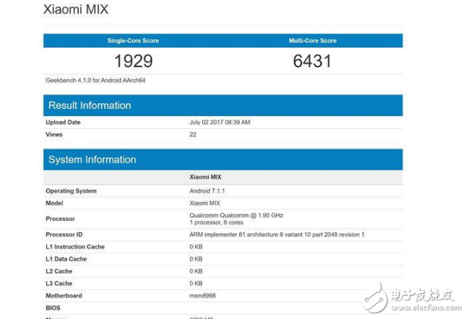 小米MIX2什么時候上市？配置、跑分先行，還有還有藍米X1、紅米Pro2、紅米Note5、小米6Plus新機助力