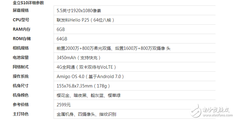 金立s10怎么樣？吳京、薛之謙等眾明星都說好,全面配置參數及價格信息