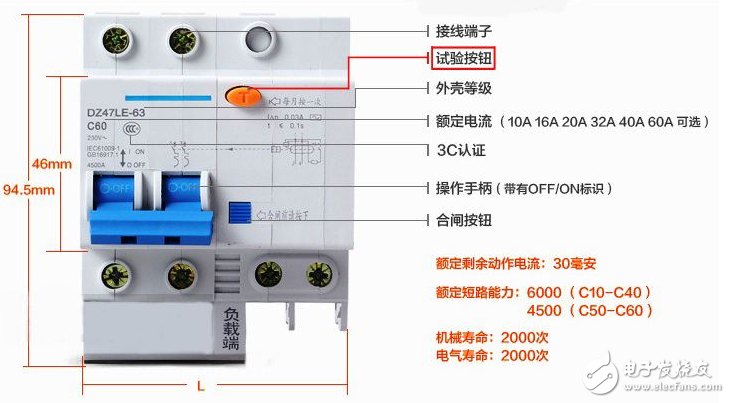 漏電保護器的工作原理與型號規格分析_漏電保護器跳閘原因、跳閘推不上怎么辦？