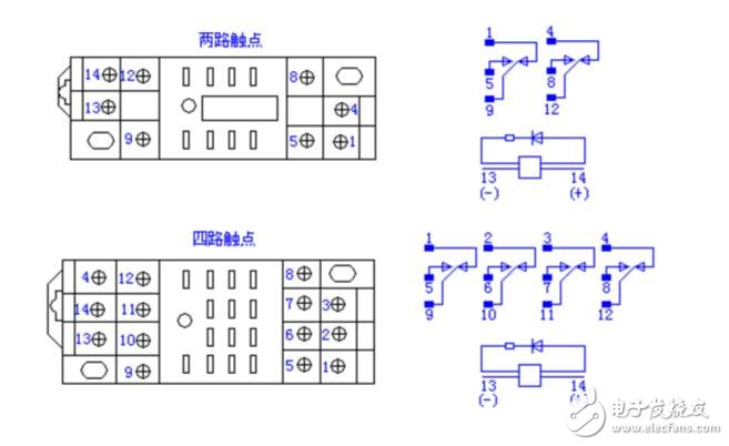 小型繼電器工作原理_小型繼電器用途_小型繼電器接線方法