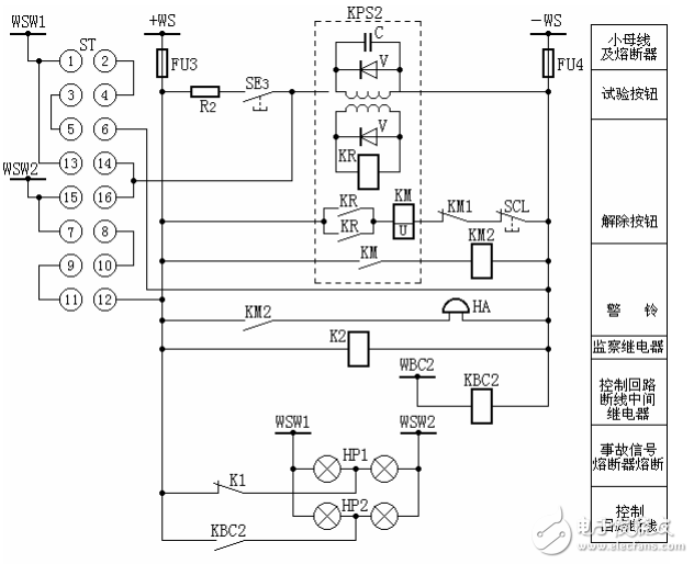 二次回路電路原理圖及講解（三）——電路天天讀