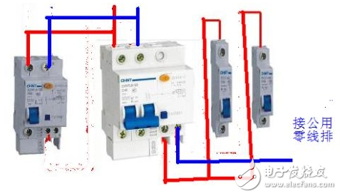 漏電斷路器與空氣開關的區別_漏電斷路器工作原理圖_漏電斷路器接線圖