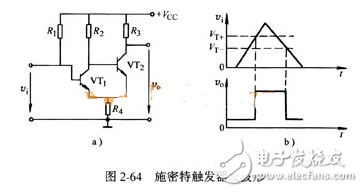 施密特觸發(fā)器的基本原理_施密特觸發(fā)器電路工作原理詳解_555定時器組成施密特觸發(fā)器