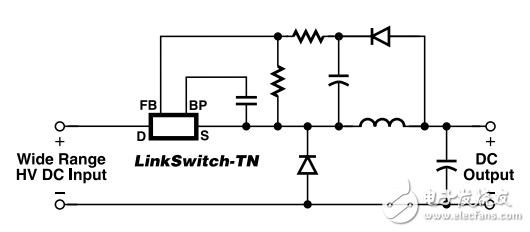 LinkSwitch-TN系列高效離線式開關IC