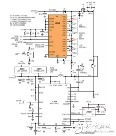 LT3965矩陣式LED調(diào)光器設(shè)計(jì)的實(shí)現(xiàn)