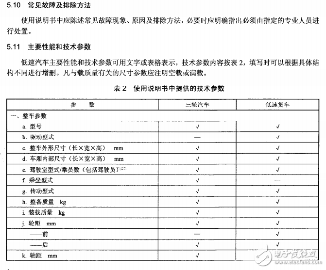 JBT-10195-2013低速汽車使用說明書編制規(guī)則