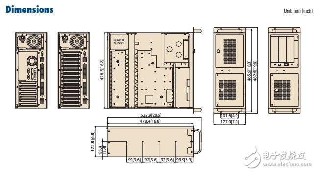 基于IPC610-L/IPC-611工控機結構圖及特性